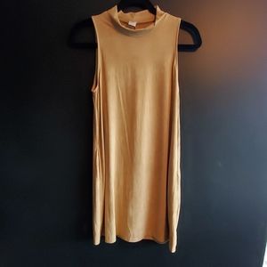 Rokoko faux suede sleeveless dress